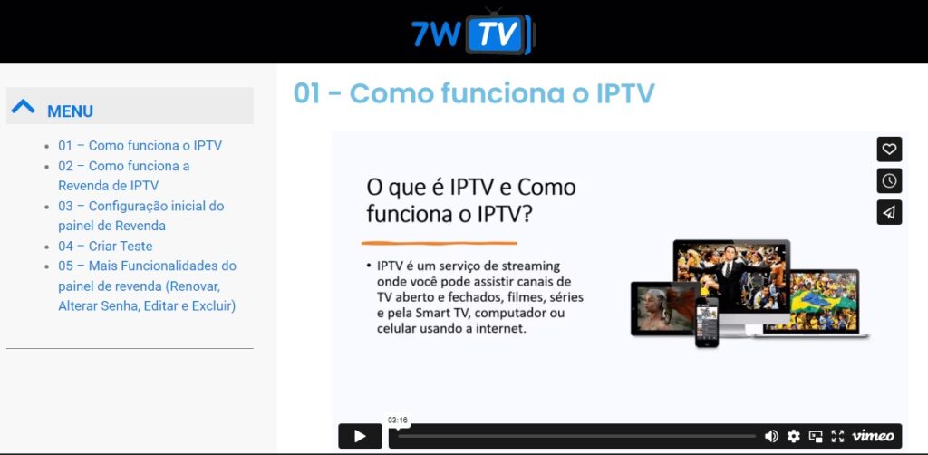 Treinamento Revenda de IPTV